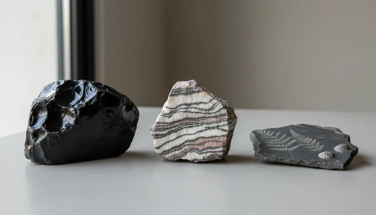 Rock identification specimen collection for AI scanning